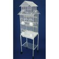 Yml YML 6844-4814WHT Pagoda Top Small Bird Cage with Stand in White 6844_4814WHT